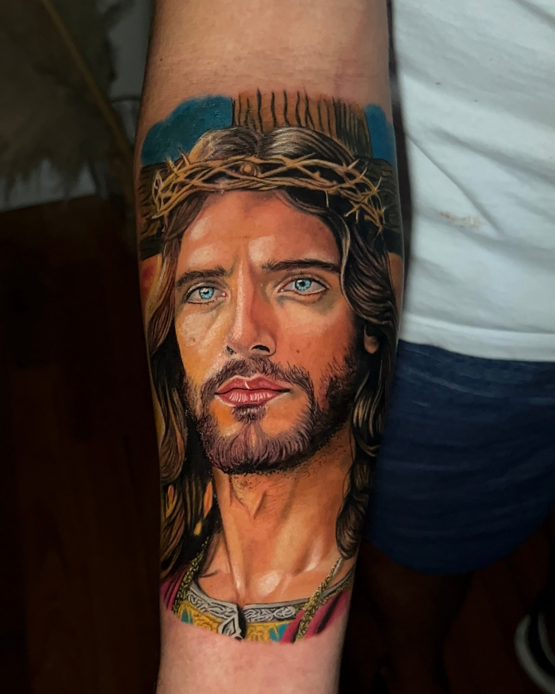 Estevão Damasio tattoo, tatuagem, tatuagem no braço, tatuador perto de mim, estúdio de tatuagem, tatuagem colorida, tatuagem realismo, realista, homenagem, rostos, tatuador em são paulo - 11